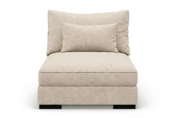 Dubai midtmodul i Chenille ekstra dyp - Beige - Møbler - Sofaer - Modulsofaer - Midtmodul