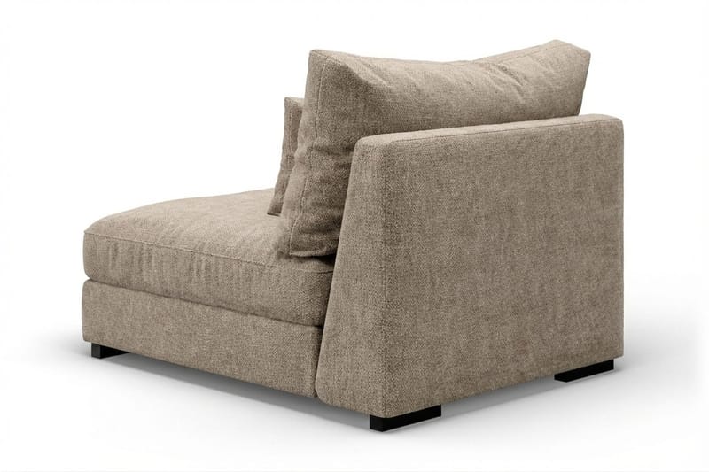 Dubai midtmodul i stoff ekstra dyp - Beige/grå - Møbler - Sofaer - Modulsofaer - Midtmodul