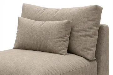 Dubai midtmodul i stoff ekstra dyp - Beige/grå - Møbler - Sofaer - Modulsofaer - Midtmodul