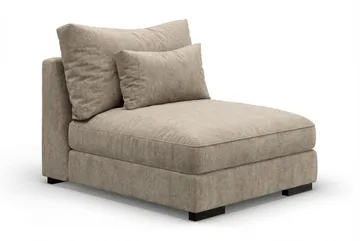 Dubai midtmodul i stoff ekstra dyp - Brun - Møbler - Sofaer - Modulsofaer - Midtmodul