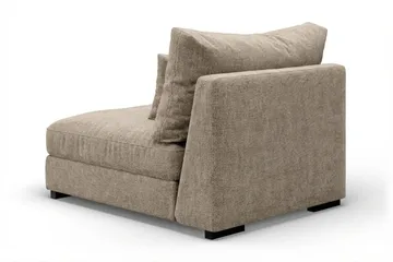 Dubai midtmodul i stoff ekstra dyp - Brun - Møbler - Sofaer - Modulsofaer - Midtmodul
