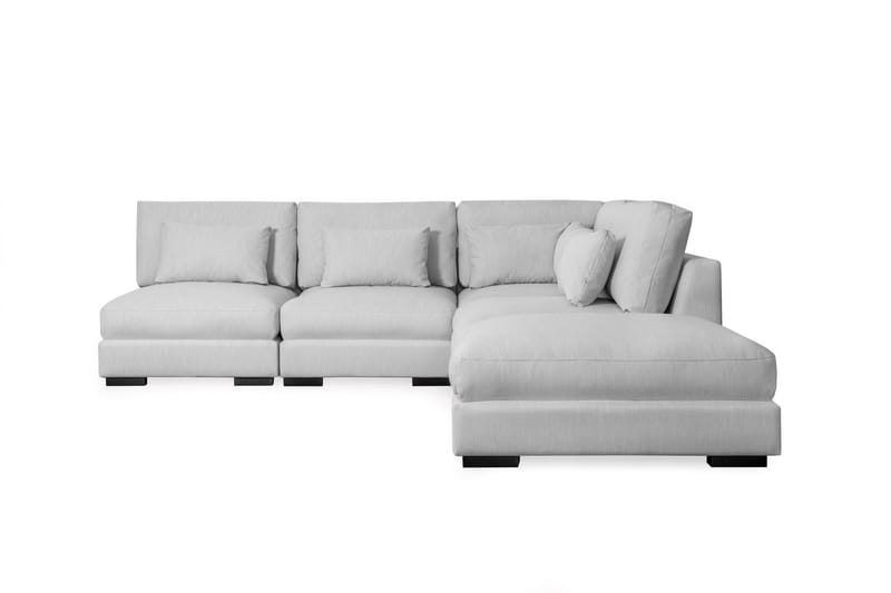 Dubai sjeselongsofa venstre, Lysegrå