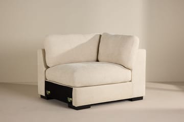 Høyremodul Salerno i stoff - Beige - Møbler - Sofaer - Modulsofaer - Hjørnemodul