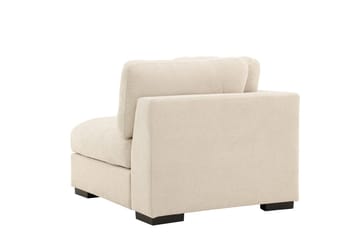 Høyremodul Salerno i stoff - Beige - Møbler - Sofaer - Modulsofaer - Hjørnemodul