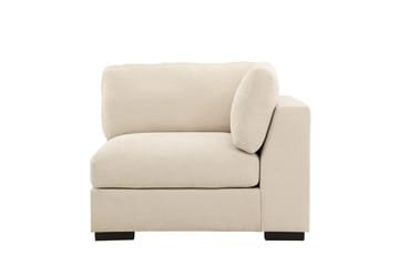 Høyremodul Salerno i stoff - Beige - Møbler - Sofaer - Modulsofaer - Hjørnemodul