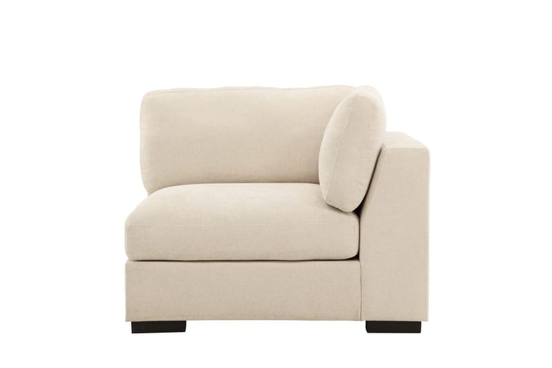 Høyremodul Salerno i stoff - Beige - Møbler - Sofaer - Modulsofaer - Hjørnemodul