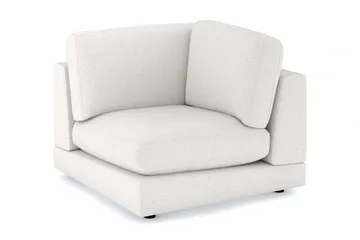 Arken 1-seters Hjørnemodul i Bouclé - Hvit - Møbler - Sofaer - Modulsofaer - Hjørnemodul