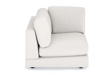 Arken 1-seters Hjørnemodul i Bouclé - Hvit - Møbler - Sofaer - Modulsofaer - Hjørnemodul