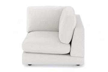 Arken 1-seters Hjørnemodul i Bouclé - Hvit - Møbler - Sofaer - Modulsofaer - Hjørnemodul