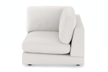 Arken 1-seters Hjørnemodul i Bouclé - Hvit - Møbler - Sofaer - Modulsofaer - Hjørnemodul