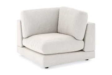 Arken 1-seters Hjørnemodul i Fløyel - Kremhvit - Møbler - Sofaer - Modulsofaer - Hjørnemodul