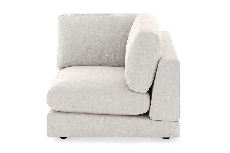 Arken 1-seters Hjørnemodul i Fløyel - Kremhvit - Møbler - Sofaer - Modulsofaer - Hjørnemodul