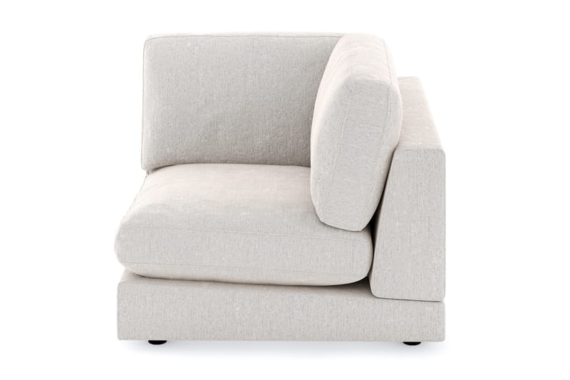 Arken 1-seters Hjørnemodul i Fløyel - Kremhvit - Møbler - Sofaer - Modulsofaer - Hjørnemodul