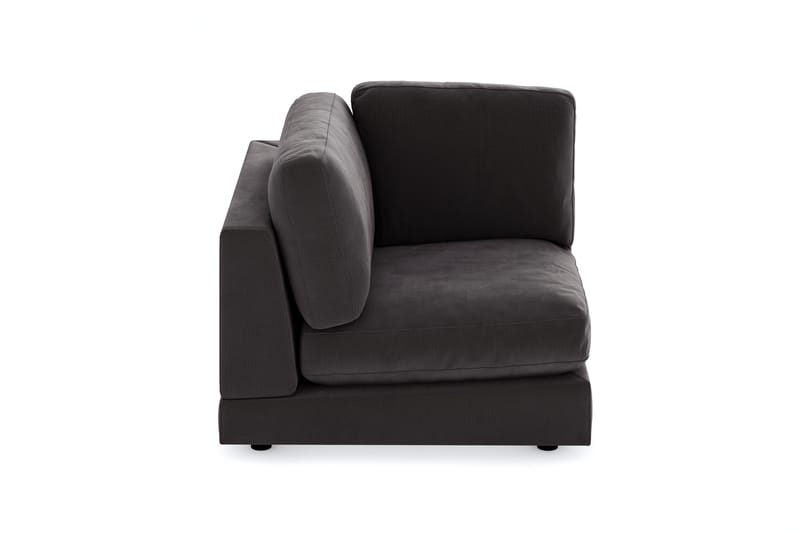 Arken 1-seters Hjørnemodul i Fløyel - Mørk grå - Møbler - Sofaer - Modulsofaer - Hjørnemodul