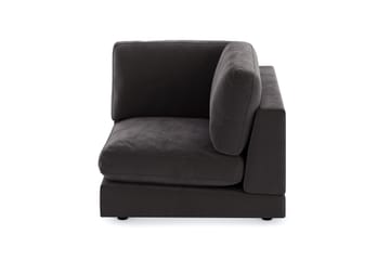 Arken 1-seters Hjørnemodul i Fløyel - Mørk grå - Møbler - Sofaer - Modulsofaer - Hjørnemodul