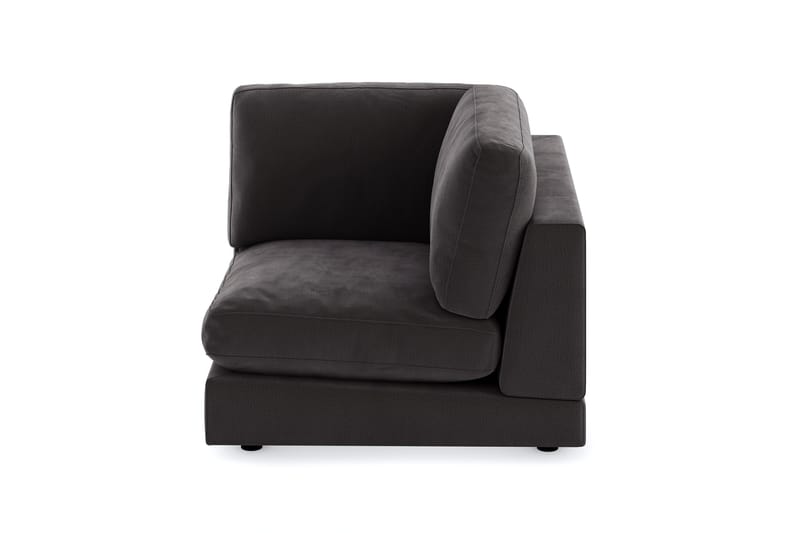 Arken 1-seters Hjørnemodul i Fløyel - Mørk grå - Møbler - Sofaer - Modulsofaer - Hjørnemodul