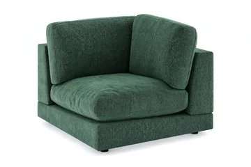 Arken 1-seters Hjørnemodul i Fløyel - Mørk grønn - Møbler - Sofaer - Modulsofaer - Hjørnemodul