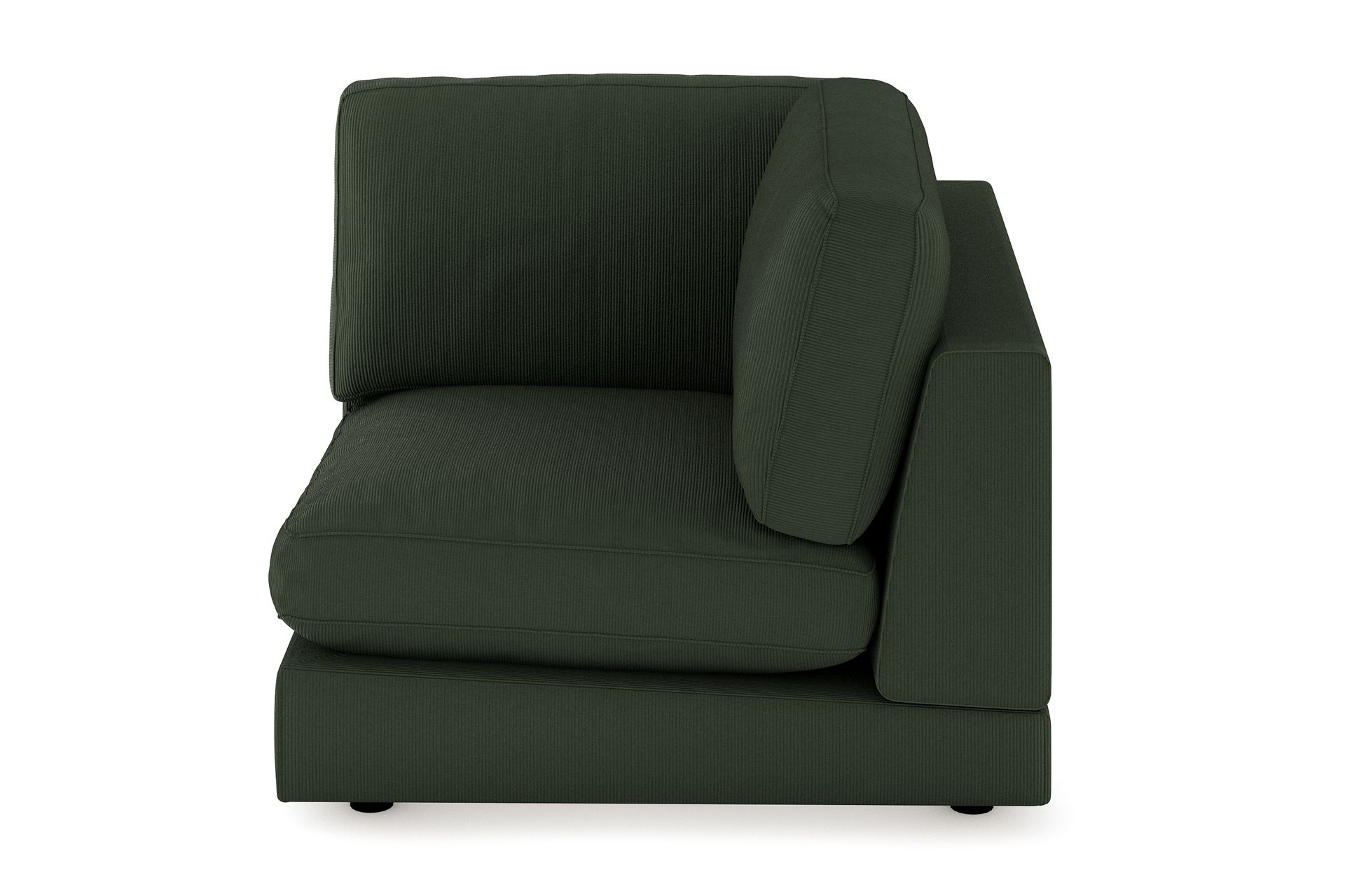 Arken 1-seters Hjørnemodul i Manchester - Mørk grønn - Møbler - Sofaer - Modulsofaer - Hjørnemodul