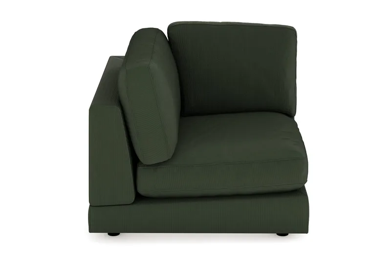 Arken 1-seters Hjørnemodul i Manchester - Mørk grønn - Møbler - Sofaer - Modulsofaer - Hjørnemodul