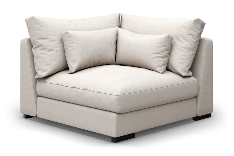 Dubai hjørnemodul ekstra dyp - Beige - Møbler - Sofaer - Modulsofaer - Hjørnemodul