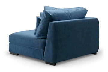 Dubai Hjørnemodul Fløyel - Blå - Møbler - Sofaer - Modulsofaer - Hjørnemodul