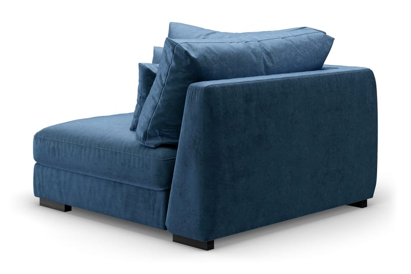 Dubai Hjørnemodul Fløyel - Blå - Møbler - Sofaer - Modulsofaer - Hjørnemodul