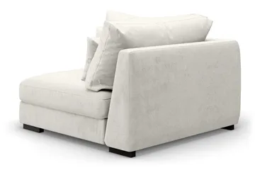 Dubai Hjørnemodul Fløyel - Hvit - Møbler - Sofaer - Modulsofaer - Hjørnemodul