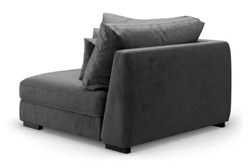 Dubai Hjørnemodul Fløyel - Mørkegrå - Møbler - Sofaer - Modulsofaer - Hjørnemodul