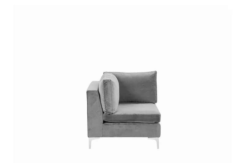 Evja 1-seter Hjørnemodul 85 cm i Fløyel, Grå