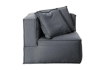 Hjørnemodul Trianta - Lysegrå/Svart - Møbler - Sofaer - Modulsofaer - Hjørnemodul