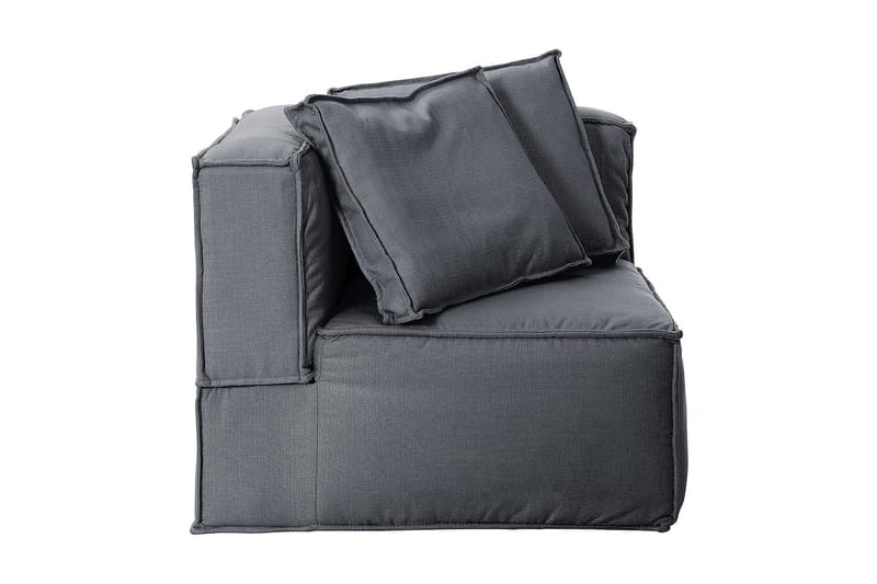 Hjørnemodul Trianta - Lysegrå/Svart - Møbler - Sofaer - Modulsofaer - Hjørnemodul