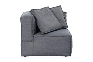 Hjørnemodul Trianta - Mørkegrå/Svart - Møbler - Sofaer - Modulsofaer - Hjørnemodul
