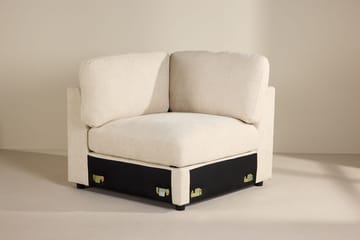 Hjørnemodul Salerno i stoff - Beige - Møbler - Sofaer - Modulsofaer - Hjørnemodul