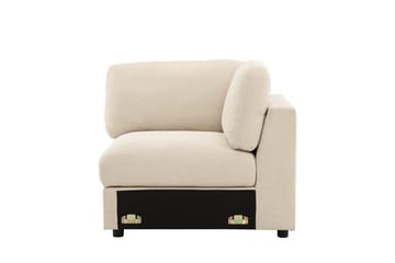Hjørnemodul Salerno i stoff - Beige - Møbler - Sofaer - Modulsofaer - Hjørnemodul