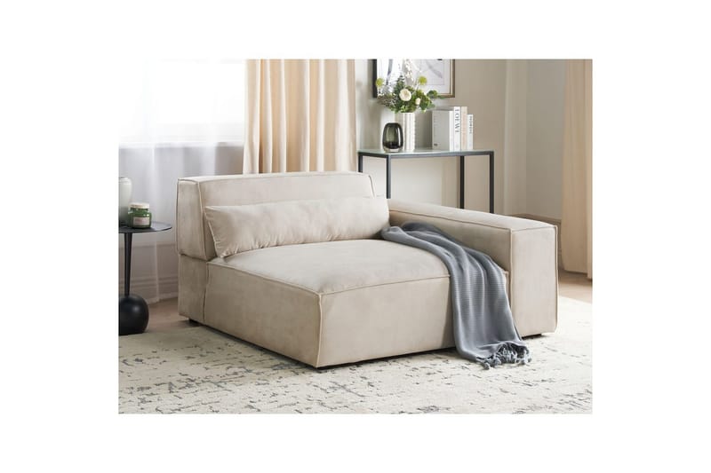 Hörnsits Hellnar Beige Right-faced - Møbler - Sofaer - Modulsofaer - Øvrige moduler til modulsofa