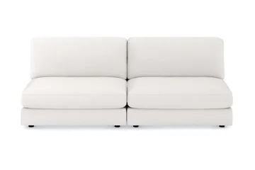 Arken 4-seters Modulsofa i Bouclé - Hvit - Møbler - Sofaer - Modulsofaer - Komplett modulsofa