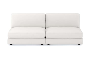 Arken 4-seters Modulsofa i Bouclé - Hvit - Møbler - Sofaer - Modulsofaer - Komplett modulsofa