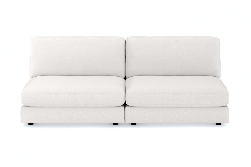 Arken 4-seters Modulsofa i Bouclé - Hvit - Møbler - Sofaer - Modulsofaer - Komplett modulsofa