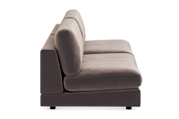 Arken 4-seters Modulsofa i Fløyel - Brun - Møbler - Sofaer - Modulsofaer - Komplett modulsofa