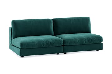 Arken 4-seters Modulsofa i Fløyel - Grønn - Møbler - Sofaer - Modulsofaer - Komplett modulsofa