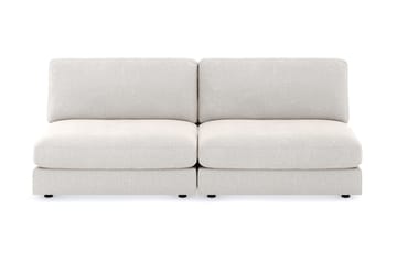 Arken 4-seters Modulsofa i Fløyel - Kremhvit - Møbler - Sofaer - Modulsofaer - Komplett modulsofa