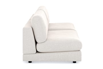 Arken 4-seters Modulsofa i Fløyel - Kremhvit - Møbler - Sofaer - Modulsofaer - Komplett modulsofa