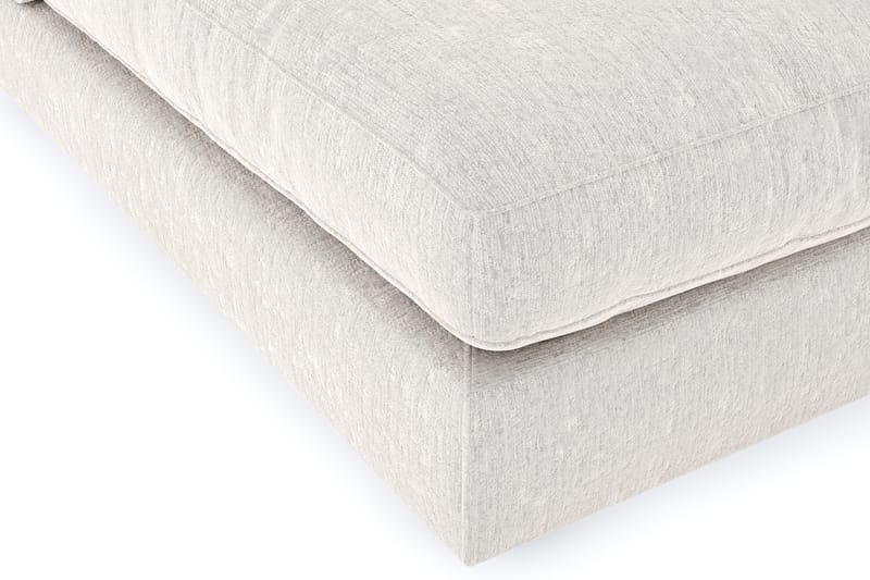 Arken 4-seters Modulsofa i Fløyel - Kremhvit - Møbler - Sofaer - Modulsofaer - Komplett modulsofa