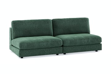 Arken 4-seters Modulsofa i Fløyel - Mørkegrønn - Møbler - Sofaer - Modulsofaer - Komplett modulsofa