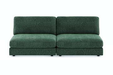 Arken 4-seters Modulsofa i Fløyel - Mørkegrønn - Møbler - Sofaer - Modulsofaer - Komplett modulsofa