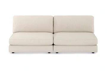 Arken 4-seters Modulsofa i Manchester - Beige - Møbler - Sofaer - Modulsofaer - Komplett modulsofa