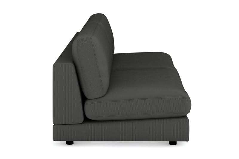 Arken 4-seters Modulsofa i Manchester - Mørk grå - Møbler - Sofaer - Modulsofaer - Komplett modulsofa
