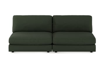 Arken 4-seters Modulsofa i Manchester - Mørkegrønn - Møbler - Sofaer - Modulsofaer - Komplett modulsofa