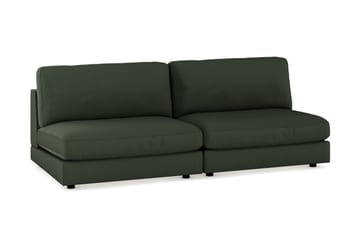 Arken 4-seters Modulsofa i Manchester - Mørkegrønn - Møbler - Sofaer - Modulsofaer - Komplett modulsofa