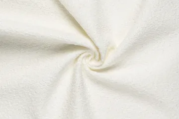 Arken 6-seters Vendbar U-formet Modulsofa med Divan + Fotskammel i Bouclé - Hvit - Møbler - Sofaer - Modulsofaer - Komplett modulsofa